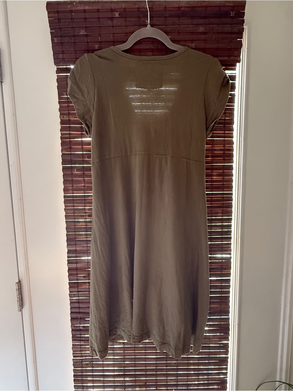 Johnny Was Olive Mini Dress with Lavender Floral Embroidery - Picture 6 of 7